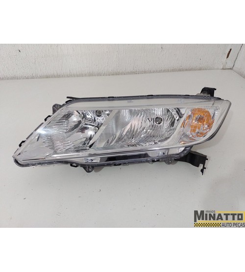 Farol Esquerdo Honda City Ex 2015 Recuperado