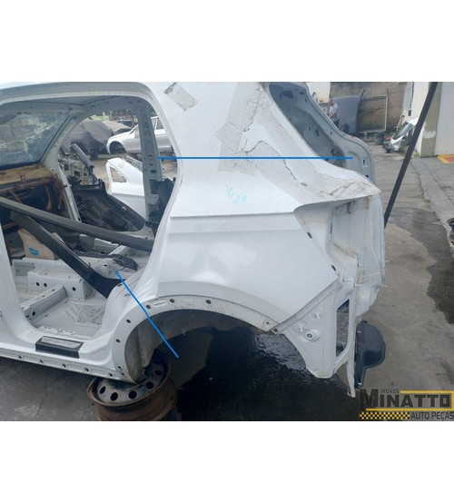 Lateral Tras/esq Vw T-cross Tsi 2021