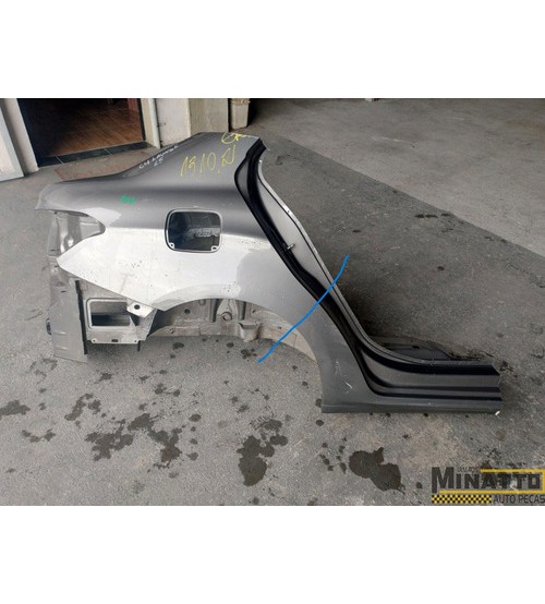 Lateral Carroceria Tras/dir Citroen C4 Lounge 2015 Cinza