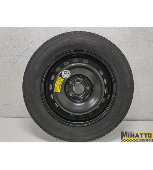 Roda Estepe Socorro Renautl Duster Ico Tce 2022/23/24/25 Preto